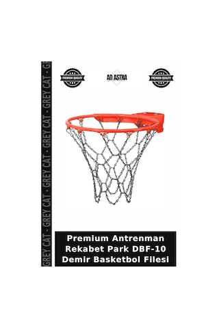 Premium Antrenman Rekabet Park Dbf-10 Demir Basketbol Filesi