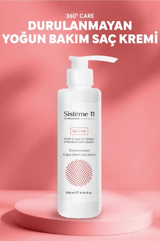Sistéme 11 Yoğun Bakım Durulanmayan Saç Bakım Kremi 250 Ml