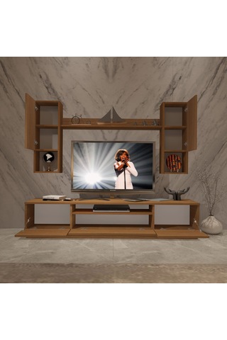 Decoraktiv Trio 5das Mdf Tv Ünitesi Tv Sehpası Ceviz