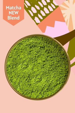Mim and More Şeftali Aromalı Matcha Tozu Teneke Kutu 25 G