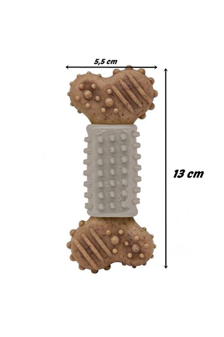 Tırtıklı Sert Kemik Köpek Oyuncağı 13 Cm