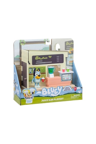 Blueyplus Bluey Meyve Suyu Barı Mini Oyun Seti Figürlü Çocuk Oyun Alanı 7 Cm 18920