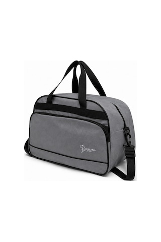 Louisiana Polo El Valizi Spor Seyahat Çantası Büyük Boy 55cm Gri 1150
