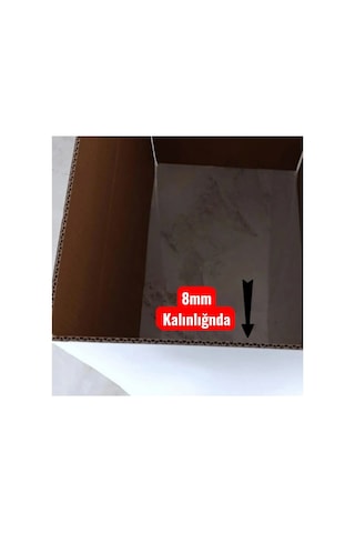 Çeyiz Taşıma Kolisi 60 40 30cm 10 Adet Çift Oluk Sert Beyaz Karton 3 Adet