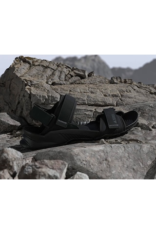 Adidas Terrex Hydroterra Erkek Outdoor Sandaleti Jq2231 Siyah Siyah