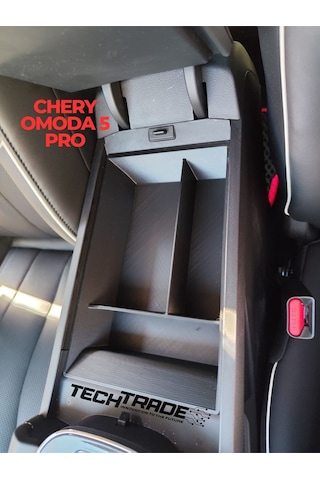 Chery Omoda 5 Pro Kolçak Organizer-3 Bölmeli Siyah Omoda 5'e Uyumlu Değildir.