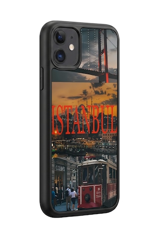 İphone 11 Uyumlu Köprü Desenli Kamera Korumalı Darbelere Dayanıklı Kılıf 1258-köprü-iphone11