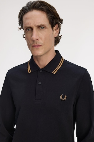 Fred Perry M3636 Ls Twin Tipped Fp Erkek Polo Tişört Siyah