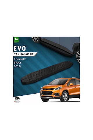 S-dizayn Chevrolet Trax Evo Siyah Yan Basamak 163 Cm 2013 Üzeri