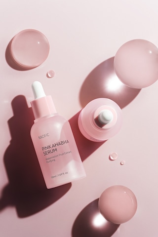 NACIFIC Pink AHA BHA Serum 50 ml , Peeling Etkili Aydınlatıcı Serum , Gözenek ve Doku Dengeleyici