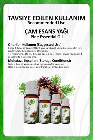 Çam Yağı Pine Essential Oil 10 Ml.
