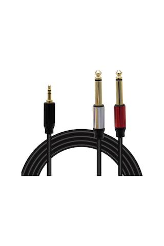 Magicvoice Ld360 3.5 Mm Aux Stereo Erkek - 2x 6.3 Mm Mono Erkek 1.5 Metre Kablo