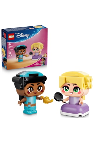 LEGO® ǀ Disney Princess Mini Yasemin ve Rapunzel 43303 – 5 Yaş ve Üzeri Çocuklar için Aksesuarlar İçeren Yapım Seti (59 Parça)