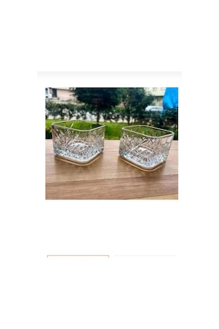 Paşabahçe Timeless Kare Magnolia Kasesi - 8 Li Çok Amaçlı Kase Çerezlik Şeffaf