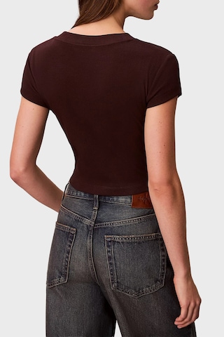 Calvin Klein Bayan T Shirt Lv047ab802 2e8 Bordo Bordo