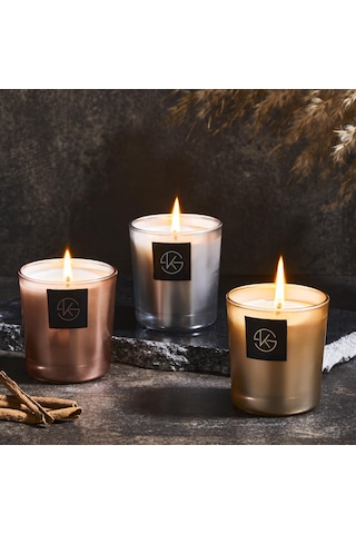 Selka Home - Miracle Cam Metalic Candle Mum Gold