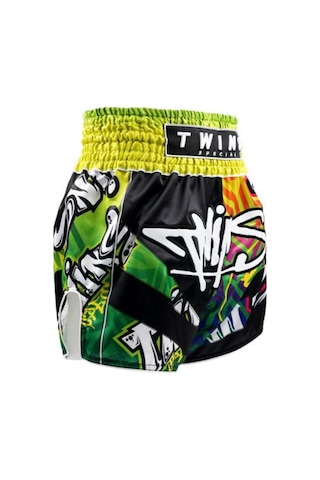 Twins Tbs-graffıtı Muaythai Şortu Siyah