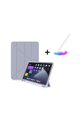 Huawei Uyumlu Matepad Se 10.4 Kılıf Dokunmatik Kalem + Kalem Bölmeli Mars Case