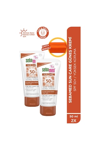 Sebamed Sun Care 2 x 50 ML + Makyaj Çantası