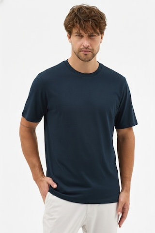 Goffra Erkek Vision Premium Kalite Yoğun Dokulu Pamuklu T-shirt Lacivert M101-r0220-05 Lacivert