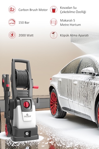 Yıkama Makinesi Basınçlı 150 Bar Gp2000dc