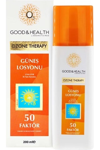 Good & Health Ozone Therapy SPF 50 Güneş Losyonu 200 ML
