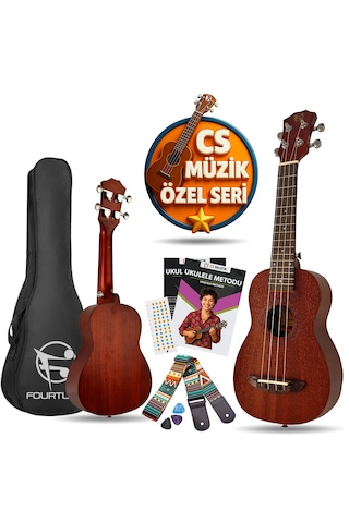Fourtune Raya UKS-21MN Soprano Ukulele Maun Hakiki Ağaç (ÖZEL SERİ)