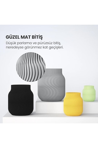 Elegoo Pla Matte Filament Siyah