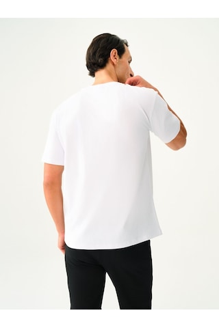 LOFT Loose Fit Erkek Tshirt K.kol Lf2036407 Q1.v1 Beyaz