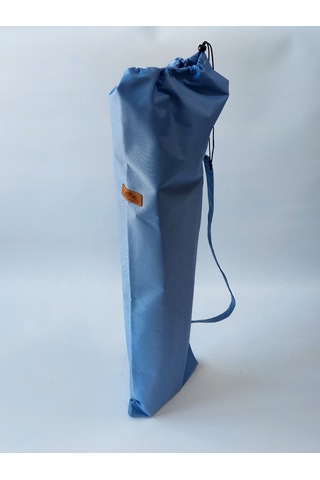 Joyfull Turtle Ahşap - Kollu Katlanır Sandalye -mavi Kılıf -çanta Mavi