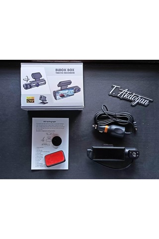 Dash Kamera 1296p Araç İçi Ve Dışı 360 Derece Kayıt Edici Black Box