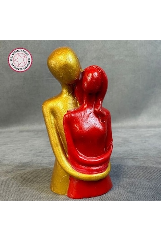 Uretti - Hülya 6683 El Yapımı Dekoratif Sarılmış Çift Biblo