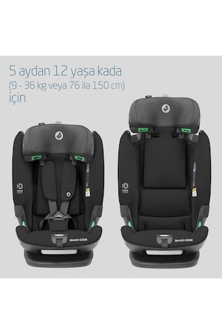 MaxiCosi Titan Pro ISize Adac'lı 936 Kg Çocuk Oto Koltuğu Authentic Black