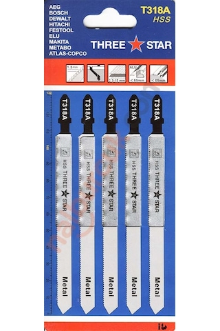 Threestar T318A Metal Kesim Dekupaj Testere Bıçağı - 1 Adet