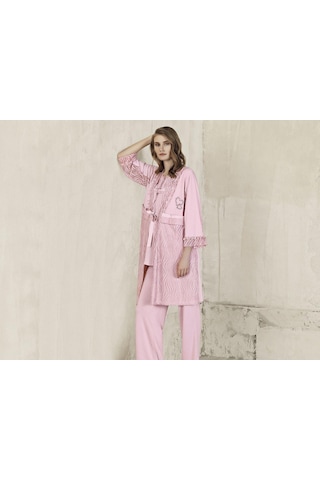 Artış 3403 Sabahlıklı Lohusa Pijama Takımı 001