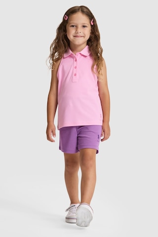 U.s. Polo Assn. Kız Çocuk Menekşe Şort Örme 50325686-vr037 Menekse