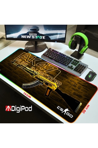 Digipod Rgb Oyuncu Mousepad Rgb Gaming Oyuncu Mouse Pad Kaymaz