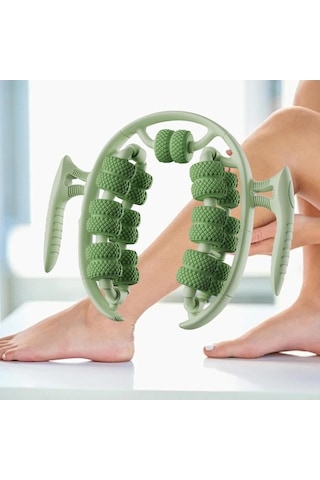 Besthome1 Yeşil Suntek Kol Uyluk Vücut Geliştirme Masaj Rulosu Sporcu İçin Yeşil