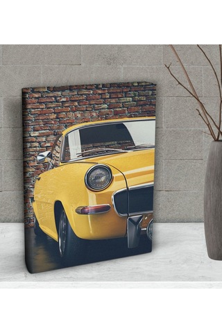 Bk Gift Klasik Araç Tasarımlı Dekoratif Mini Kanvas Tablo 15X20Cm (506660891)