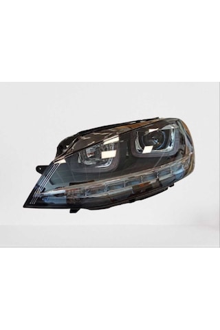 Autogp Vw Golf 7 Ön Far Bi-xenon 2012 / 2016 R Model Krom Şerit Hareketli