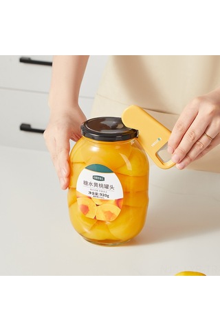 Ranyeek Ev Kullanıma Multifonksiyonel Cam Ve Konserve Açıcı, Kreatif Mıknatıslı Buzdolabı Aksesuarı Lava Turuncu Lava Turuncu