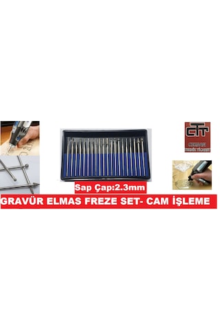 Gravür Elmas Uçlu Freze Set