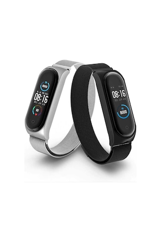 Xiaomi Mi Band 6 Uyumlu Krd-01 Metal Zore Kordon-no2
