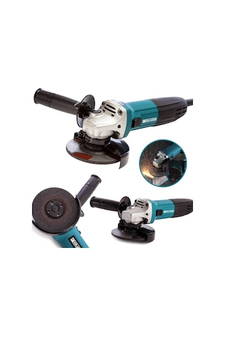 Pro Graizer M2000 125 MM 2000 W Sjs Çift Metal Şanzuman Avuç İçi Taşlama Makinesi