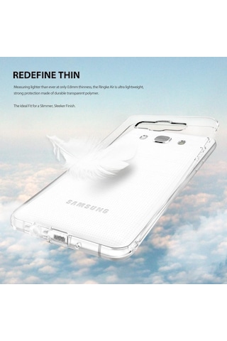Ringke Air Galaxy J5 2016 İle Uyumlu Kılıf Clear