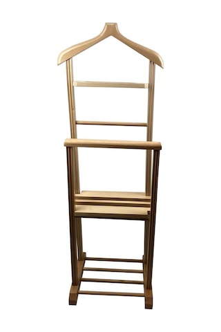 Melada Mobilya Gürgen İkili Dilsiz Uşak Ham Cilalı Sehpalı Ceviz