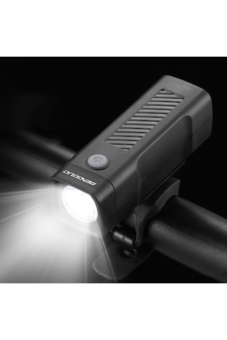 Bengguo Bisiklet Ön Işık Şarj Edilebilir El Feneri 3 Aydınlatma Modu Siyah Siyah