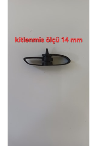 Luluyen Siyah 100 Adet Plastik Kilit Klips 67mm Güvenlik Etiket Trim Sabitleyici Askı Paket Kilidi Tek Kullanımlık