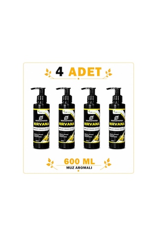 Nirvana Muz Aromalı Kayganlaştırıcı Jel 4 x 600 ML