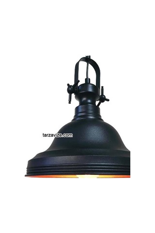 Tarzavize Trt8 Dekoratif Siyah Retro Sarkıt Avize